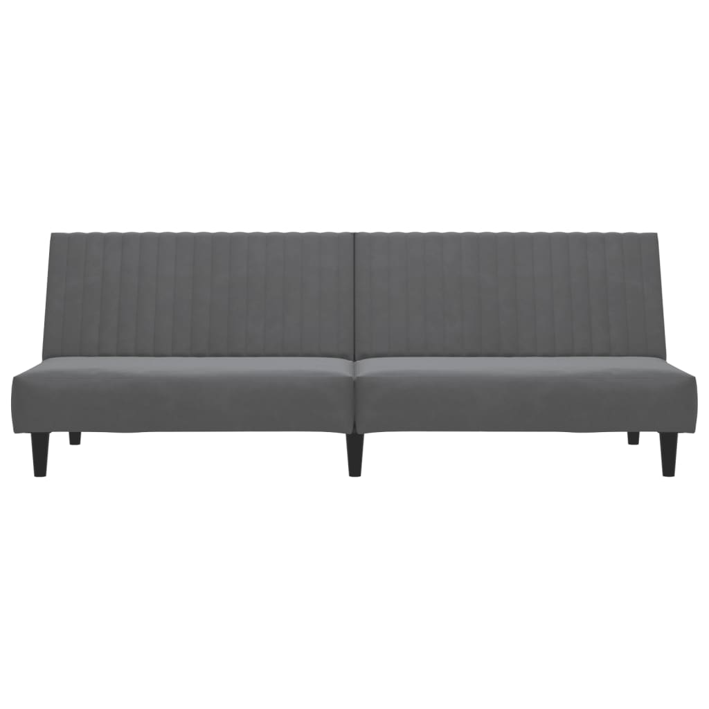 8721012380783_g_en_hd_3 vidaXL 2-Seater Sofa Bed Dark Grey Velvet - Image 5