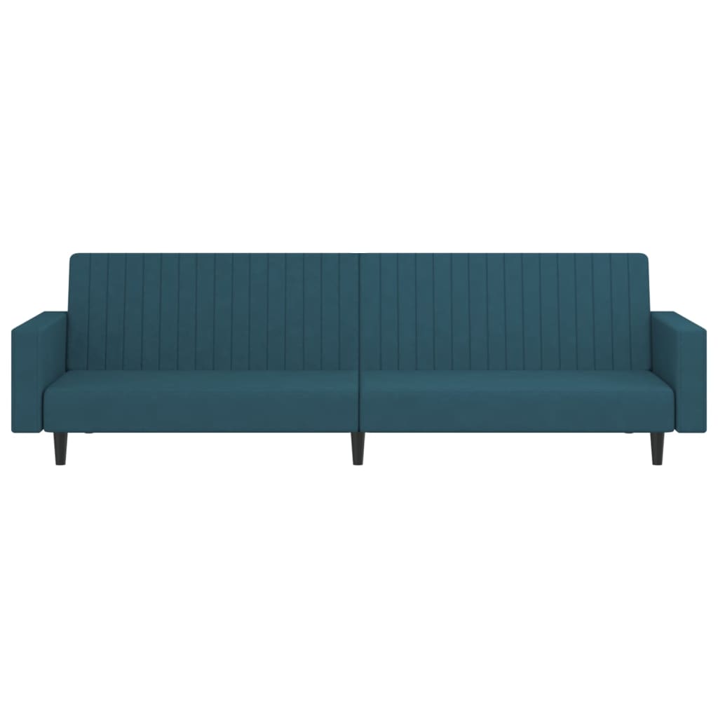 8721012380875_g_en_hd_3 vidaXL 2-Seater Sofa Bed Blue Velvet - Image 5
