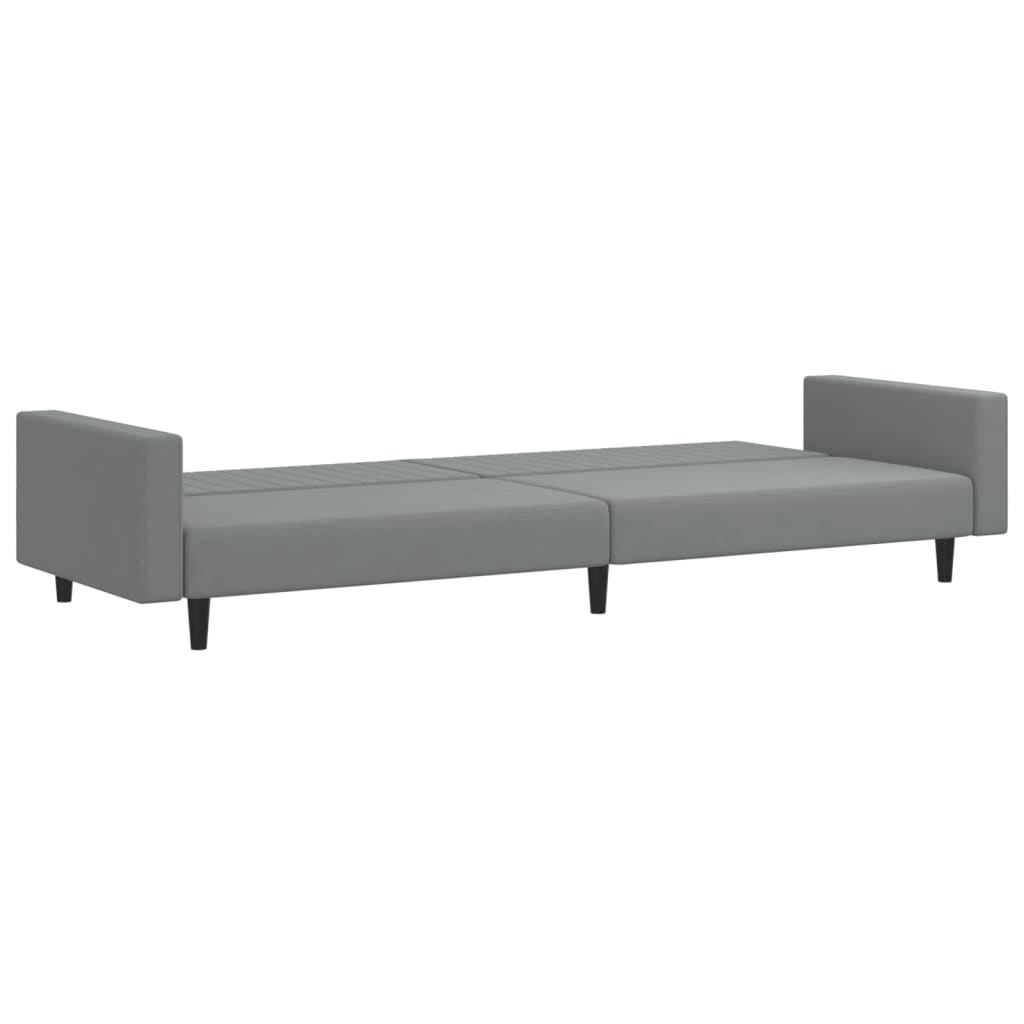 8721012380882_g_en_hd_4 vidaXL 2-Seater Sofa Bed Light Grey Velvet - Image 6