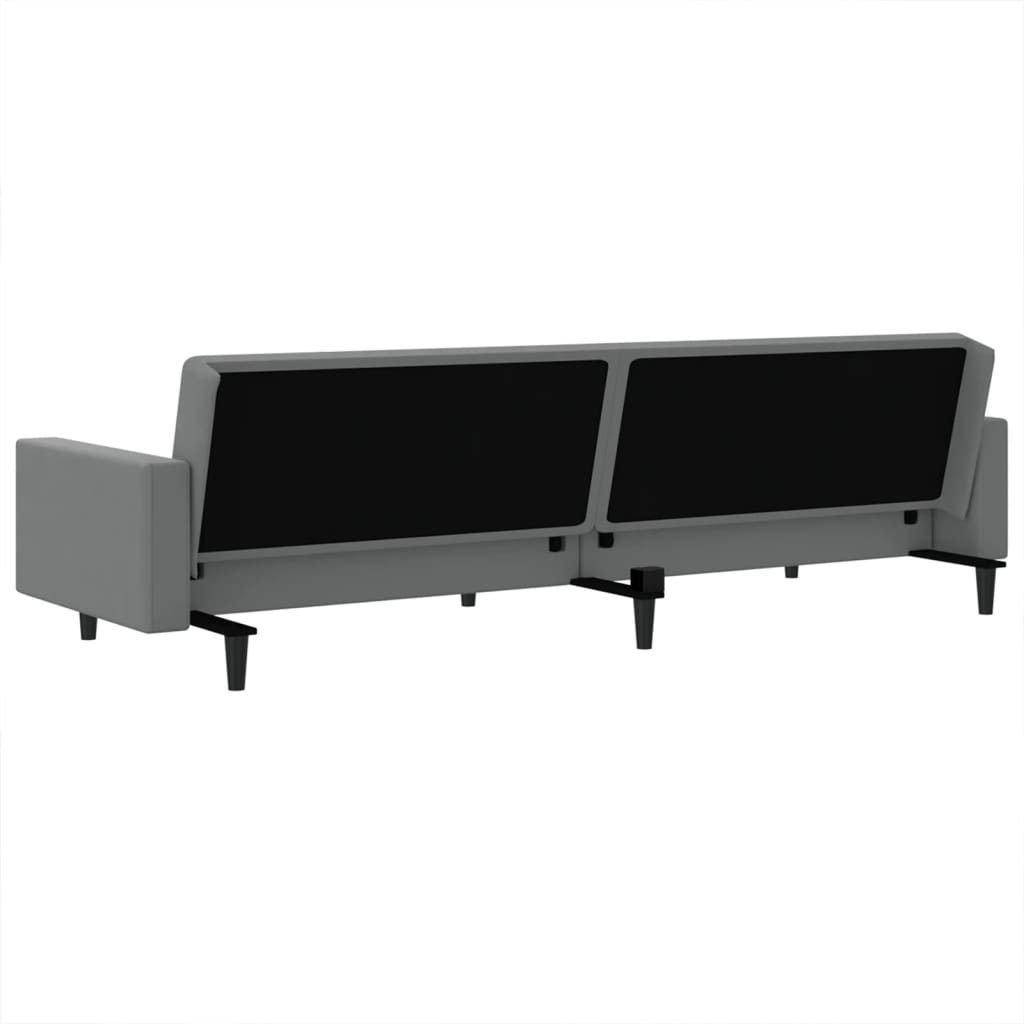 8721012380882_g_en_hd_6 vidaXL 2-Seater Sofa Bed Light Grey Velvet - Image 8