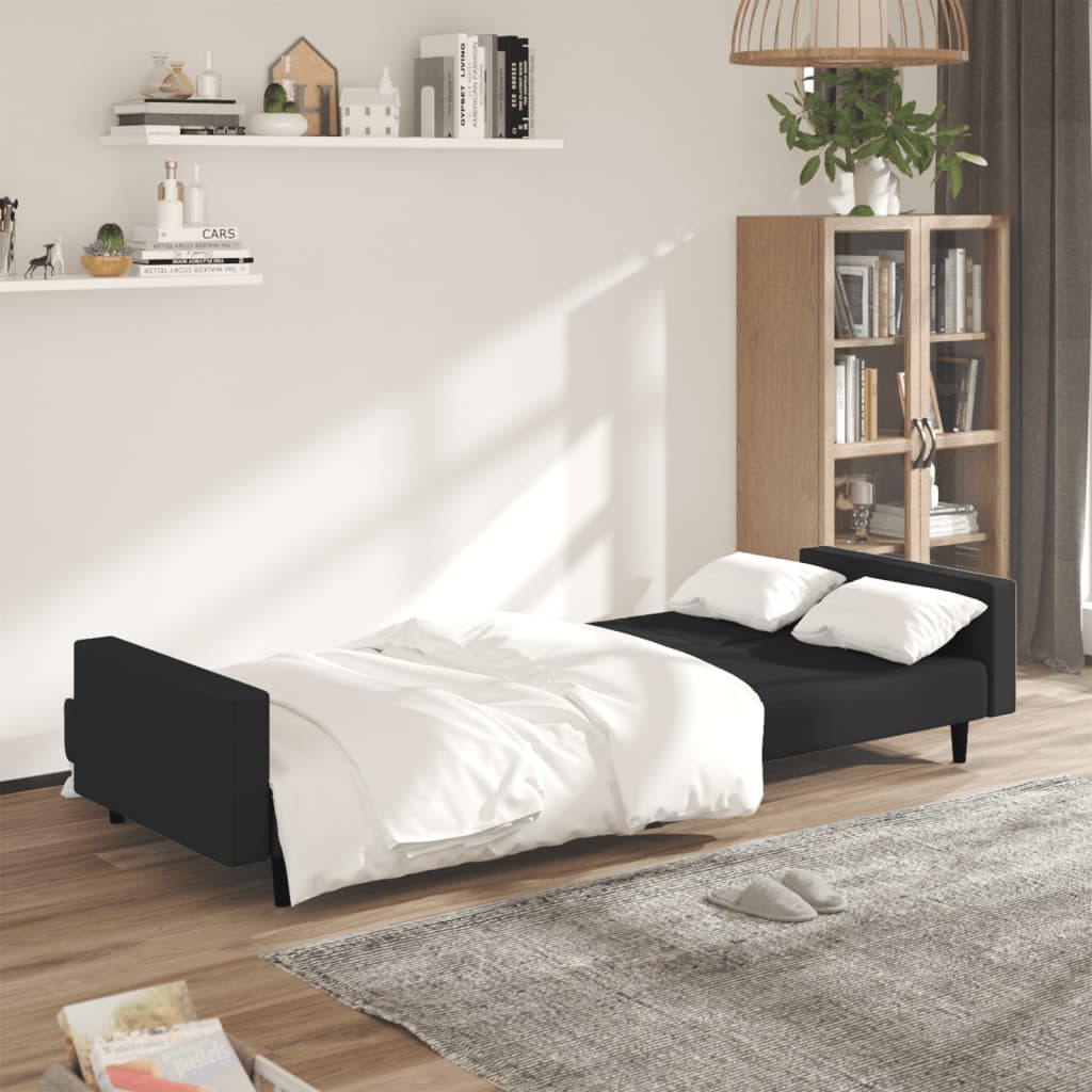 8721012380943_g_en_hd_1 vidaXL 2-Seater Sofa Bed Black Velvet - Image 3