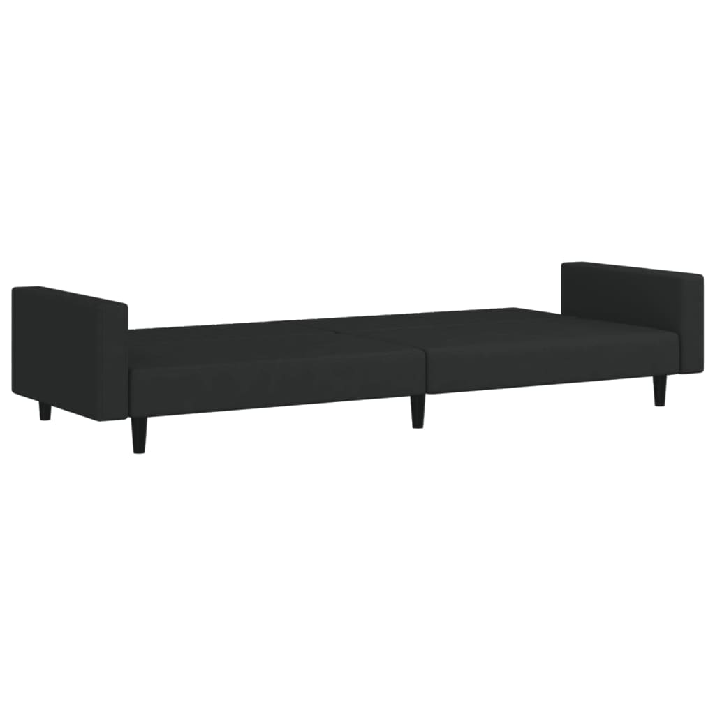 8721012380943_g_en_hd_4 vidaXL 2-Seater Sofa Bed Black Velvet - Image 6
