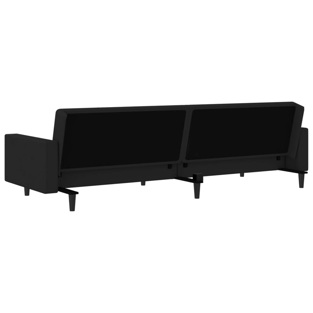 8721012380943_g_en_hd_6 vidaXL 2-Seater Sofa Bed Black Velvet - Image 8