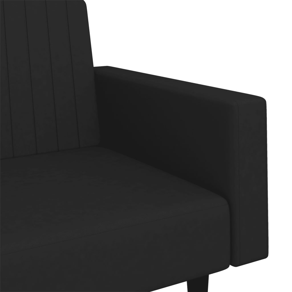 8721012380943_g_en_hd_7 vidaXL 2-Seater Sofa Bed Black Velvet - Image 9