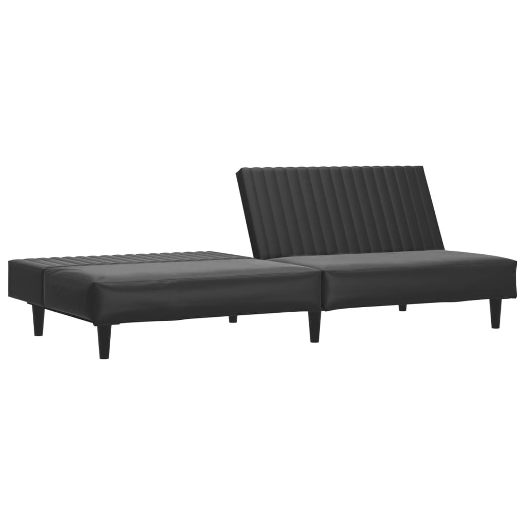 8721012380981_g_en_hd_2 vidaXL 2-Seater Sofa Bed Black Faux Leather - Image 4