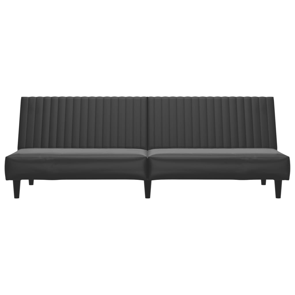 8721012380981_g_en_hd_3 vidaXL 2-Seater Sofa Bed Black Faux Leather - Image 5