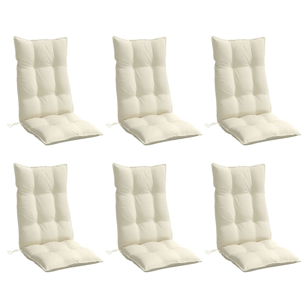 8721012386365_g_en_hd_1 vidaXL Highback Chair Cushions 6 pcs Cream Oxford Fabric - Image 3