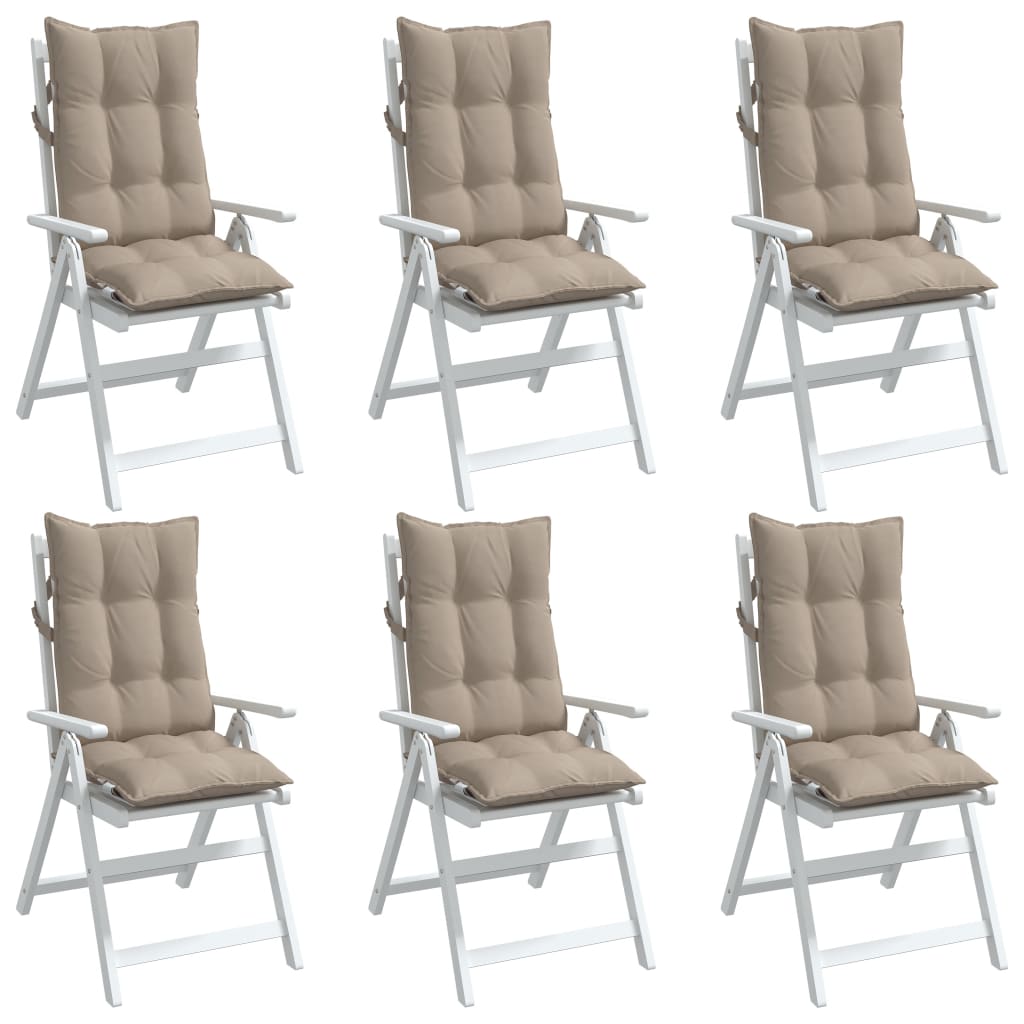 8721012386549_g_en_hd_2 vidaXL Highback Chair Cushions 6 pcs Taupe Oxford Fabric - Image 4