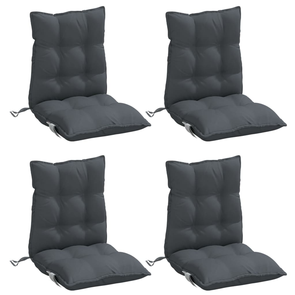 8721012386983_g_en_hd_1 vidaXL Lowback Chair Cushions 4 pcs Anthracite Oxford Fabric - Image 3