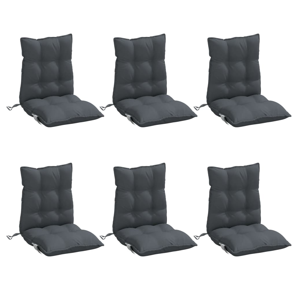 8721012386990_g_en_hd_1 vidaXL Lowback Chair Cushions 6 pcs Anthracite Oxford Fabric - Image 3