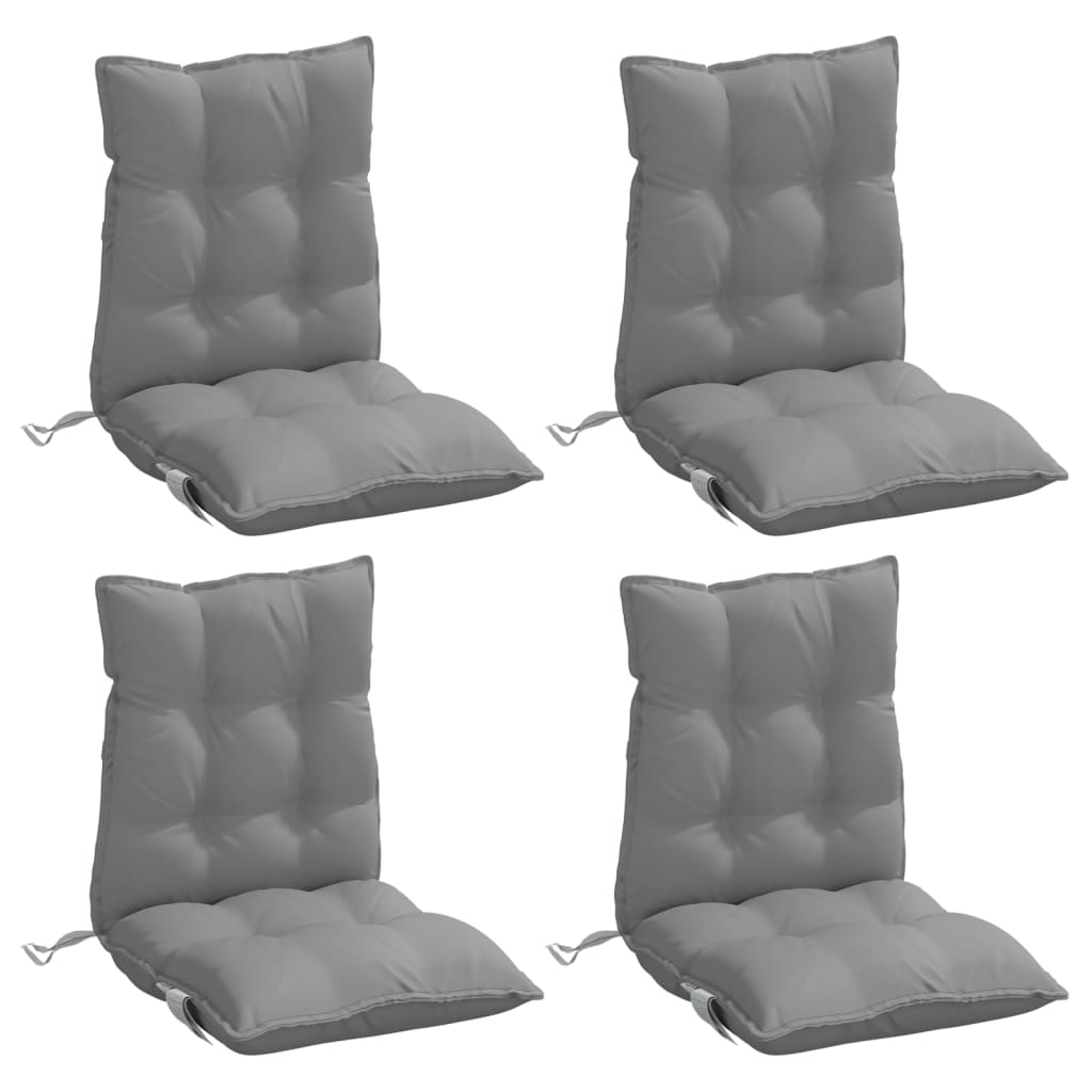 8721012387010_g_en_hd_1 vidaXL Lowback Chair Cushions 4 pcs Grey Oxford Fabric - Image 3