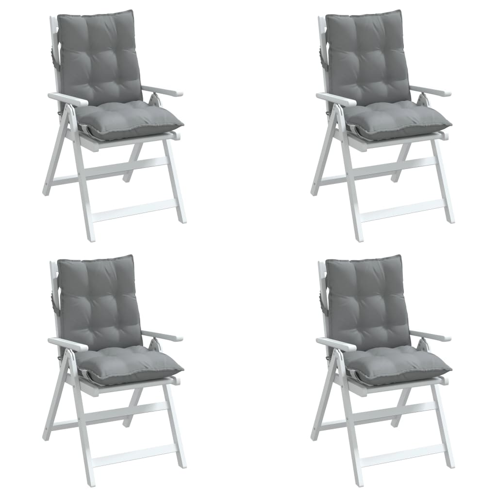 8721012387010_g_en_hd_2 vidaXL Lowback Chair Cushions 4 pcs Grey Oxford Fabric - Image 4
