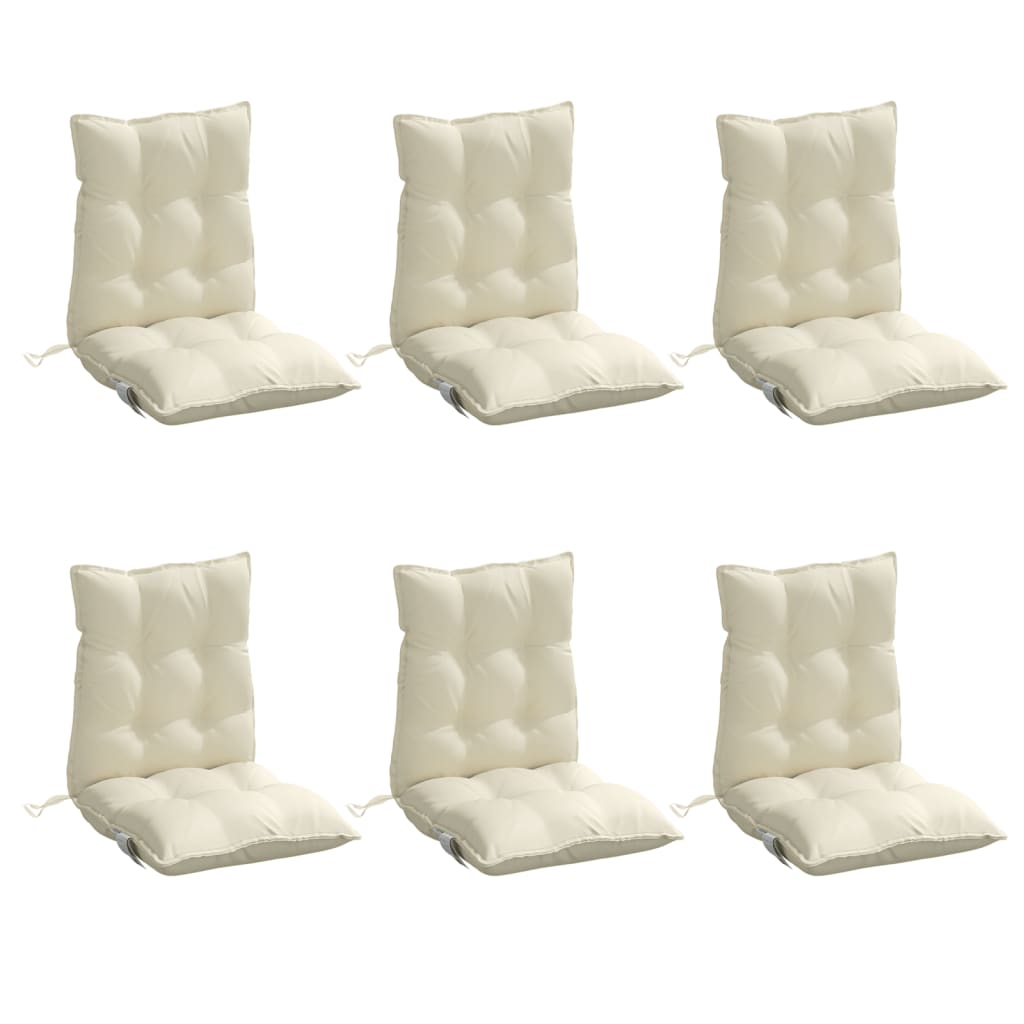 8721012387058_g_en_hd_1 vidaXL Lowback Chair Cushions 6 pcs Cream Oxford Fabric - Image 3