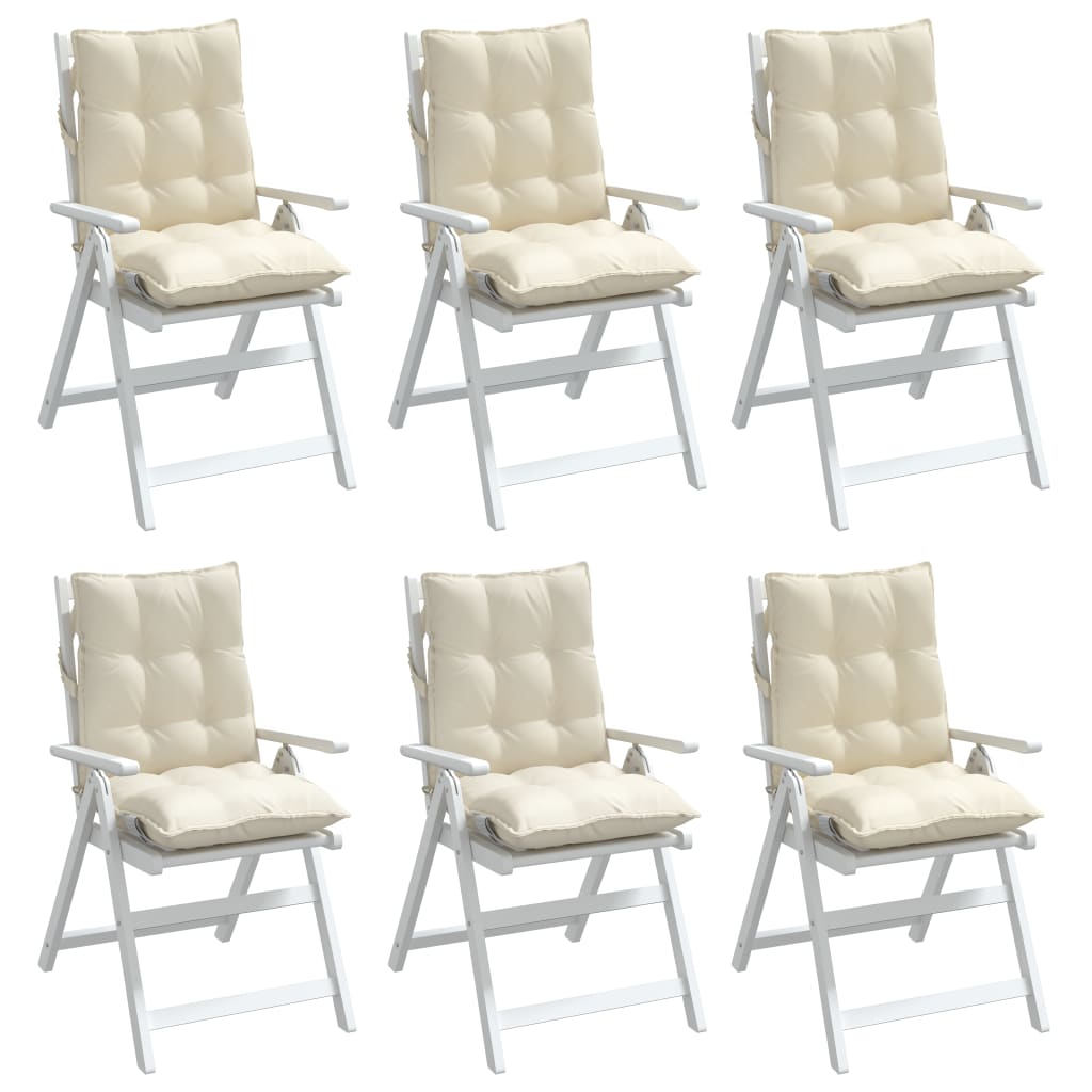 8721012387058_g_en_hd_2 vidaXL Lowback Chair Cushions 6 pcs Cream Oxford Fabric - Image 4