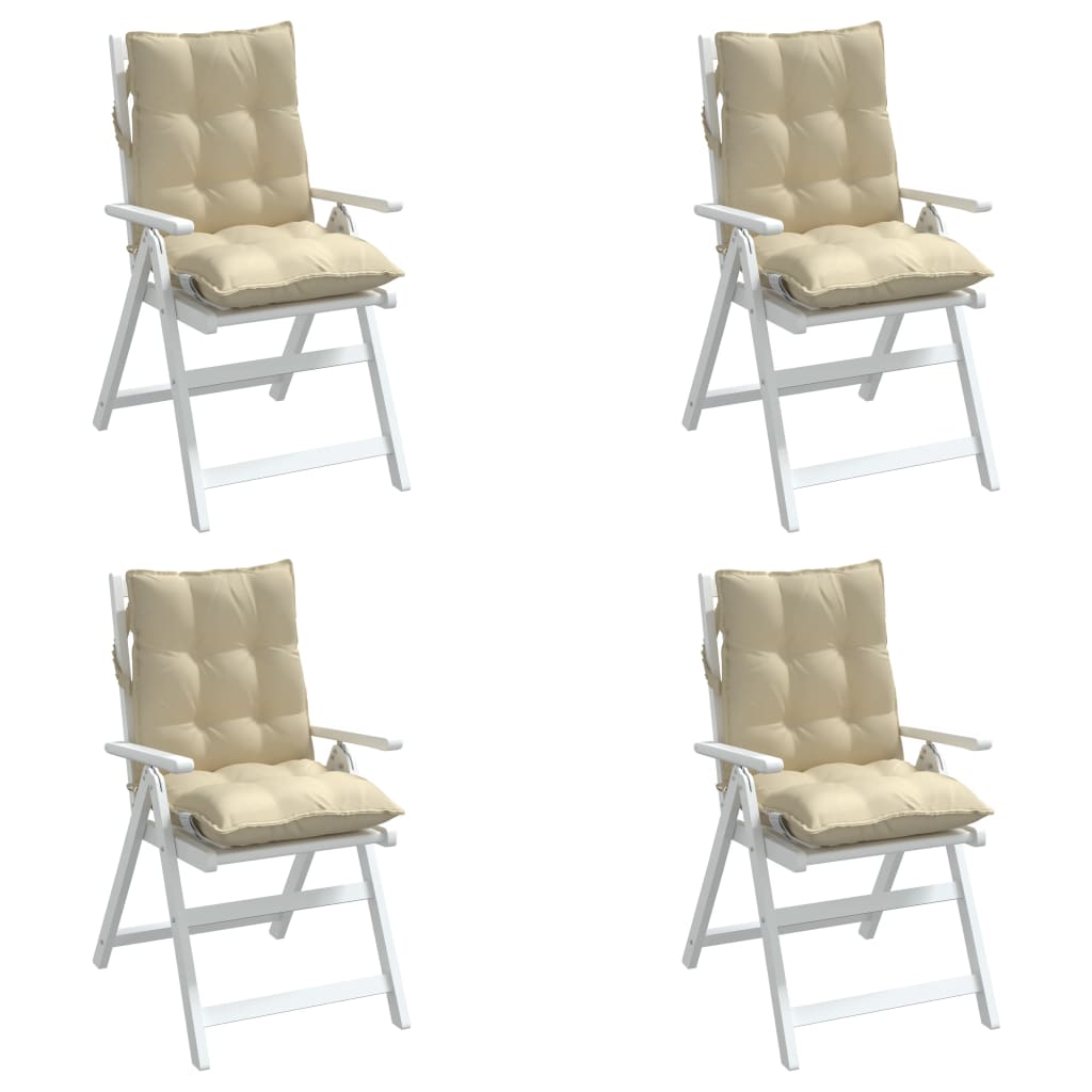 8721012387072_g_en_hd_2 vidaXL Lowback Chair Cushions 4 pcs Beige Oxford Fabric - Image 4