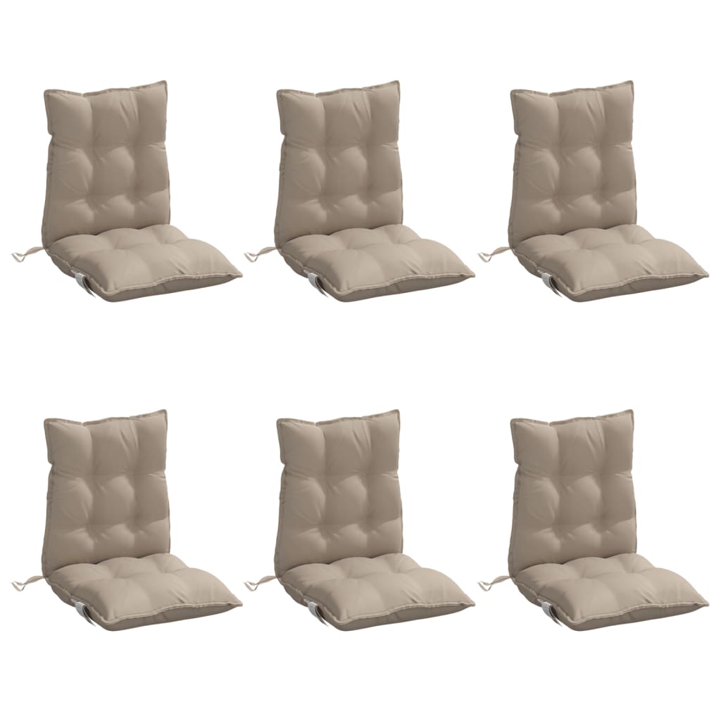 8721012387232_g_en_hd_1 vidaXL Lowback Chair Cushions 6 pcs Taupe Oxford Fabric - Image 3