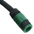 vidaXL Garden Soaker Hose Black 0.6" 10 m Rubber - Image 5