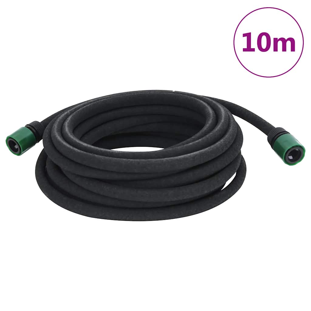8721012409118_a_en_hd_1 vidaXL Garden Soaker Hose Black 0.6" 10 m Rubber - Image 1