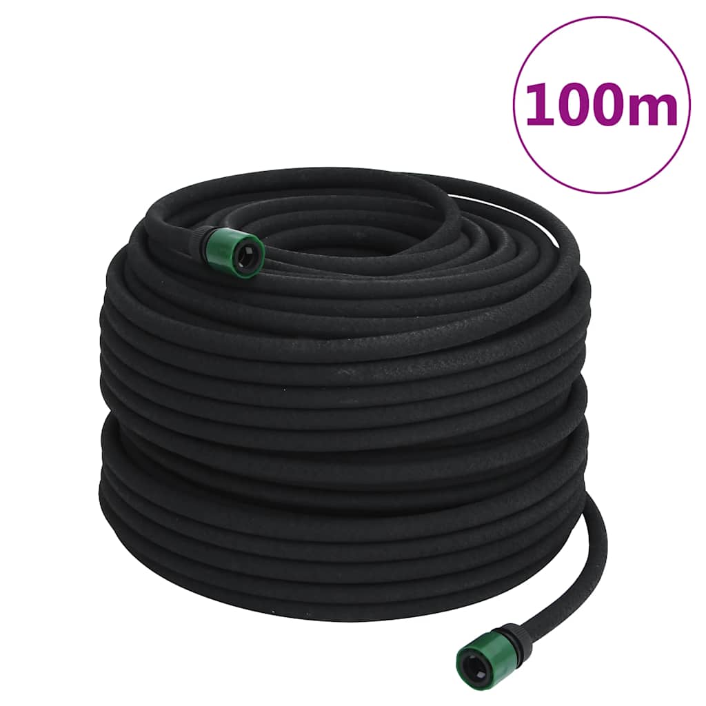 8721012409170_a_en_hd_1 vidaXL Garden Soaker Hose Black 0.6" 100 m Rubber - Image 1