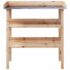 vidaXL Plant Table with Shelves 78x38x82.5 cm Solid Wood Fir - Image 4