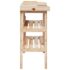 vidaXL Plant Table with Shelves 78x38x82.5 cm Solid Wood Fir - Image 5