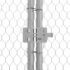vidaXL Chicken Cage Silver 100x100x190 cm Galvanised Steel - Image 7