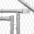 vidaXL Chicken Cage Silver 100x100x190 cm Galvanised Steel - Image 8