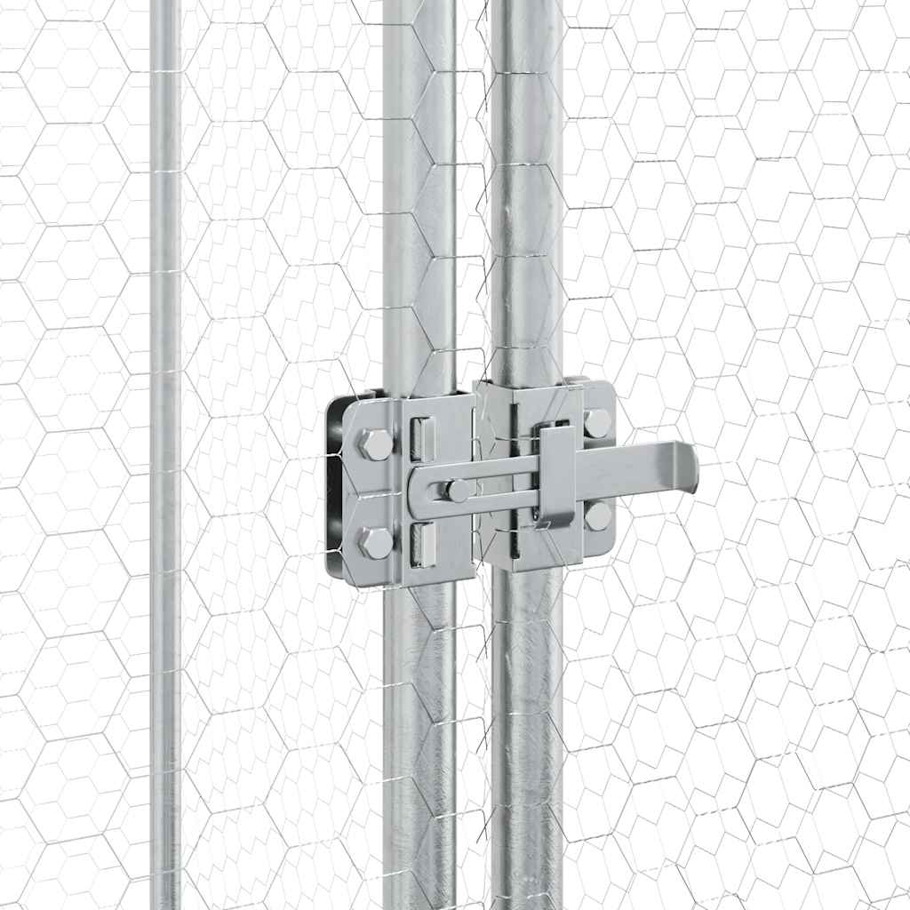 8721012410367_g_en_hd_7 vidaXL Chicken Cage Silver 200x100x190 cm Galvanised Steel - Image 9