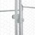 vidaXL Chicken Cage Silver 200x100x190 cm Galvanised Steel - Image 10