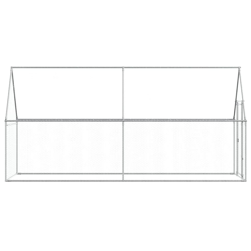 8721012410374_g_en_hd_3 vidaXL Chicken Cage Silver 400x100x190 cm Galvanised Steel - Image 5