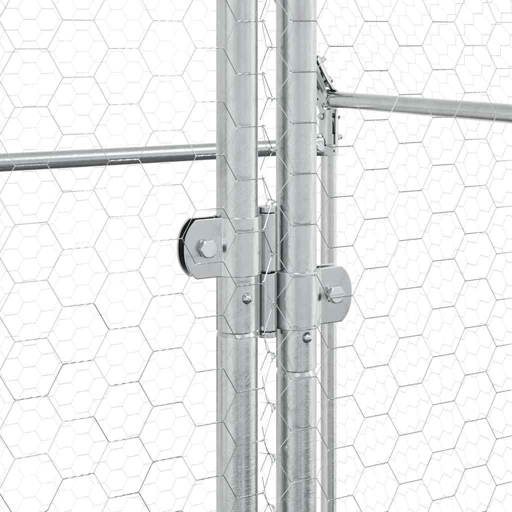 8721012410374_g_en_hd_7 vidaXL Chicken Cage Silver 400x100x190 cm Galvanised Steel - Image 9