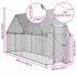 vidaXL Chicken Cage Silver 400x100x190 cm Galvanised Steel - Image 10