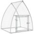 vidaXL Chicken Cage Silver 100x105x120 cm Galvanised Steel - Image 2