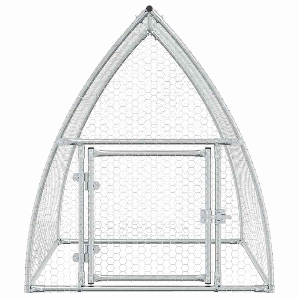 8721012410381_g_en_hd_3 vidaXL Chicken Cage Silver 100x105x120 cm Galvanised Steel - Image 5