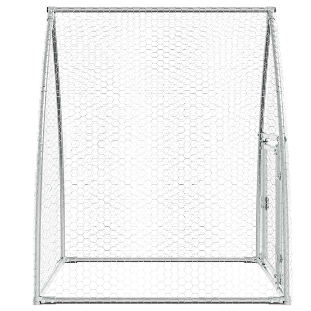 8721012410381_g_en_hd_4 vidaXL Chicken Cage Silver 100x105x120 cm Galvanised Steel - Image 6
