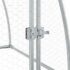 vidaXL Chicken Cage Silver 100x105x120 cm Galvanised Steel - Image 9