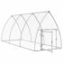 vidaXL Chicken Cage Silver 300x105x120 cm Galvanised Steel - Image 4