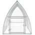 vidaXL Chicken Cage Silver 300x105x120 cm Galvanised Steel - Image 5