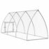 vidaXL Chicken Cage Silver 300x105x120 cm Galvanised Steel - Image 7