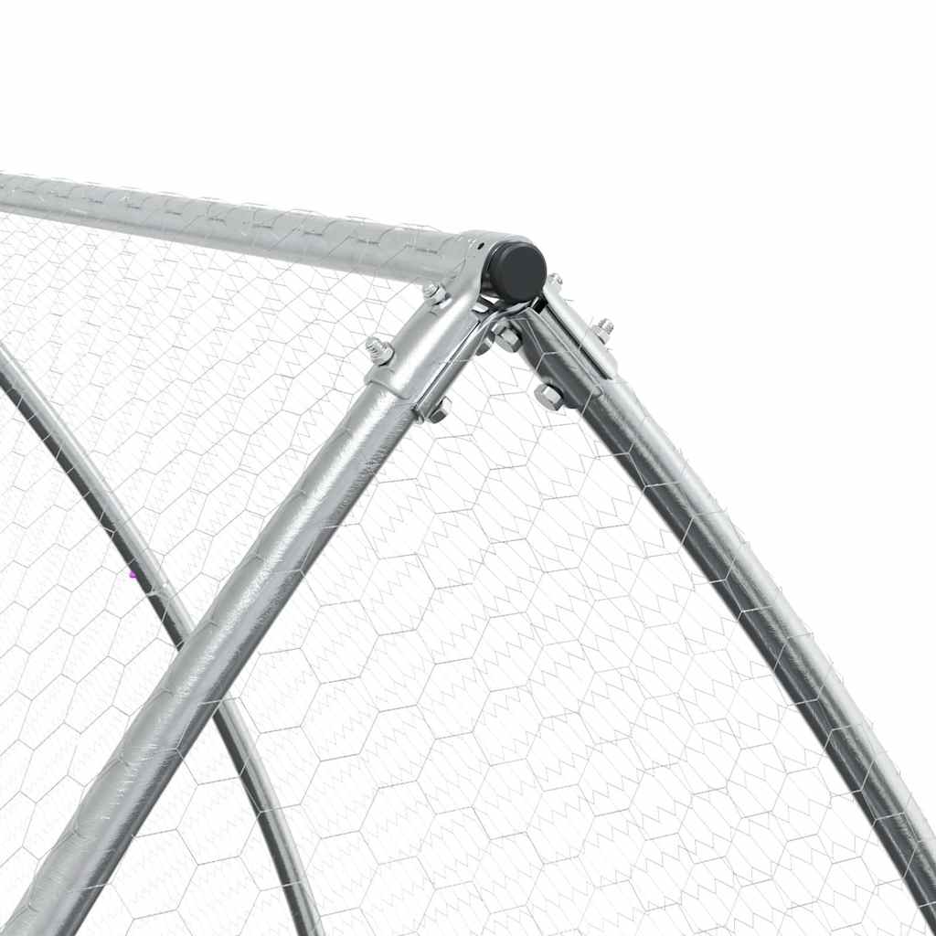 8721012410398_g_en_hd_6 vidaXL Chicken Cage Silver 300x105x120 cm Galvanised Steel - Image 8