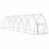 vidaXL Chicken Cage Silver 600x105x120 cm Galvanised Steel - Image 3