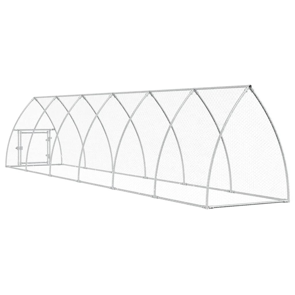 8721012410404_g_en_hd_4 vidaXL Chicken Cage Silver 600x105x120 cm Galvanised Steel - Image 6