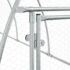 vidaXL Chicken Cage Silver 600x105x120 cm Galvanised Steel - Image 9