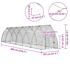 vidaXL Chicken Cage Silver 600x105x120 cm Galvanised Steel - Image 10