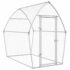 vidaXL Chicken Cage Silver 200x105x182 cm Galvanised Steel - Image 2