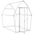 vidaXL Chicken Cage Silver 200x105x182 cm Galvanised Steel - Image 4