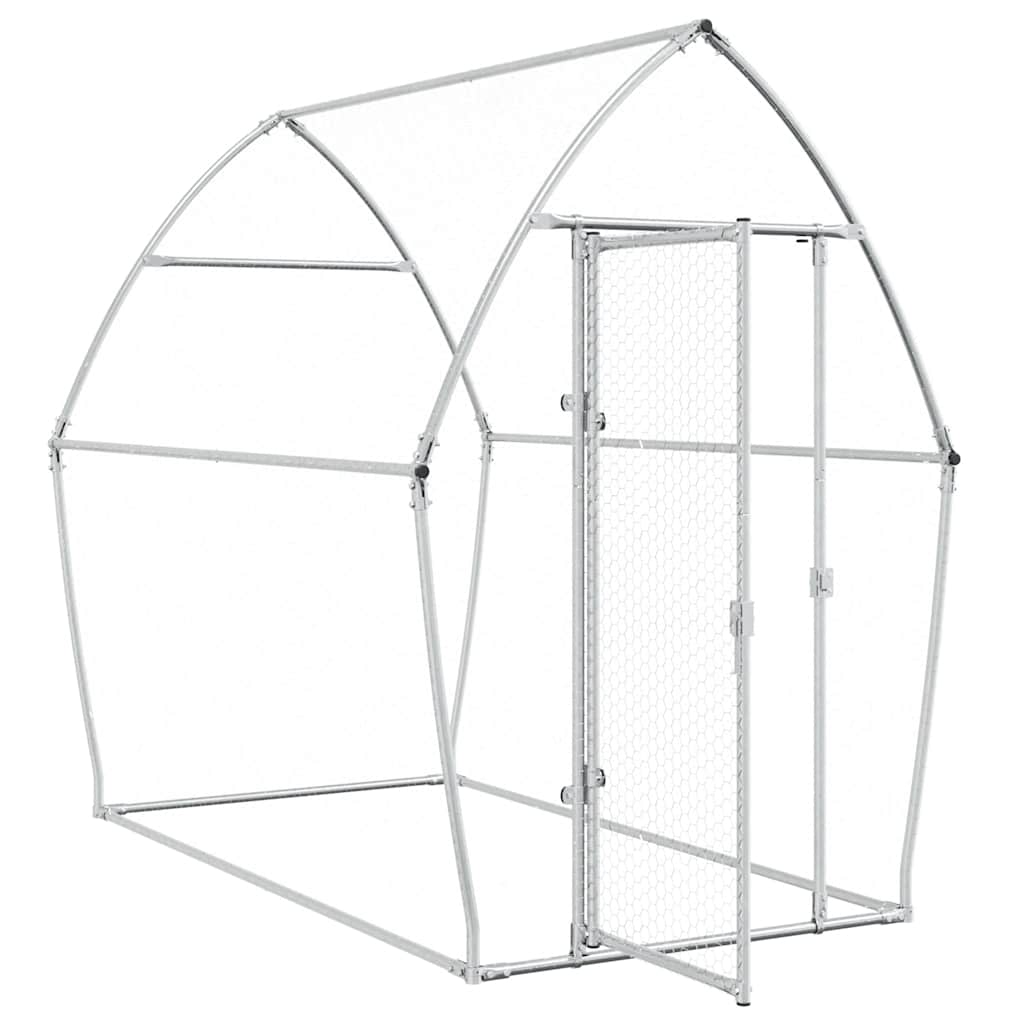 8721012410411_g_en_hd_2 vidaXL Chicken Cage Silver 200x105x182 cm Galvanised Steel - Image 4