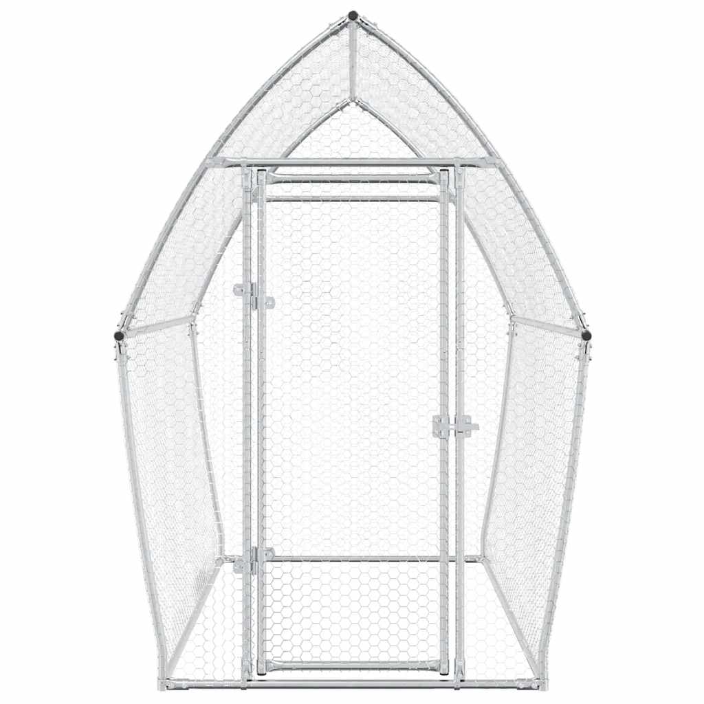 8721012410411_g_en_hd_3 vidaXL Chicken Cage Silver 200x105x182 cm Galvanised Steel - Image 5