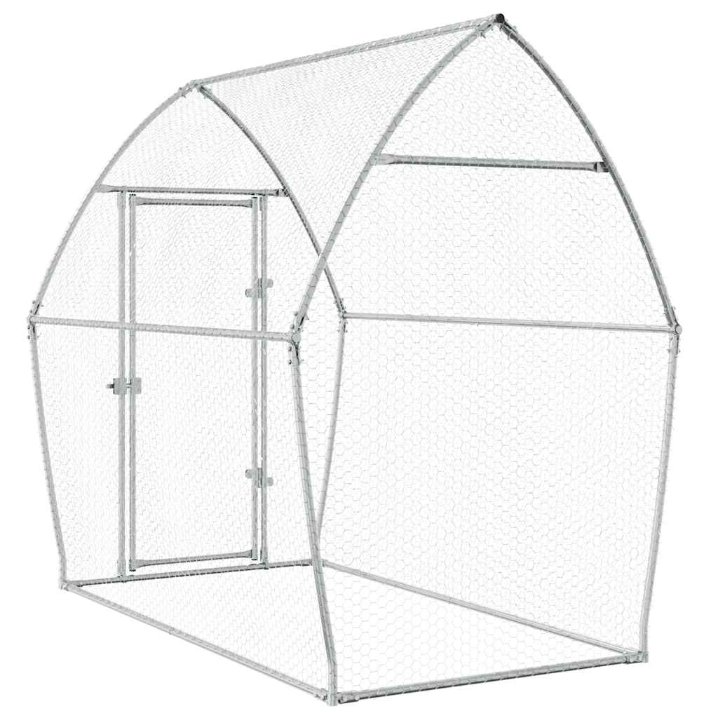 8721012410411_g_en_hd_5 vidaXL Chicken Cage Silver 200x105x182 cm Galvanised Steel - Image 7