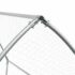 vidaXL Chicken Cage Silver 200x105x182 cm Galvanised Steel - Image 8
